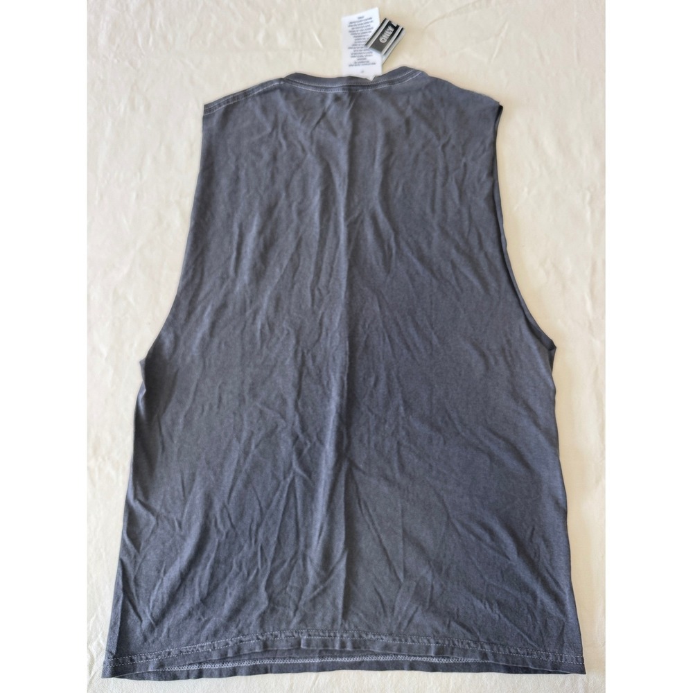 Ford Mustang Muscle Shirt Men's S Gray Graphic‎ Car Lightning Sleeveless Tee NWT - Picture 4 of 4